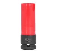 Taidda Bussola per Dado Ruota Auto Durevole 1/2" Drive 85mm Lungo Antifurto per Serie S W221 per Riparatori Automobilistici Metallo Nero Rosso