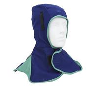 Taidda Cappuccio Protettivo per Saldatura, Copertura per la Testa in Cotone Ritardante, Cappuccio Foderato in Rete Traspirante con Passante Regolabile, Ideale per Lavori di Saldatura con Saldatore