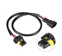 Taidda Cavo Convertitore da 9006 a H11 Realizzato in Modo Efficiente per Fendinebbia, Cablaggio da 2 Pezzi per Adattatore Femmina su 9006 9005 a Maschio H11, Estensione di 20 Pollici di Lunghezza,