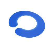 Taidda Collare per Tagliare i Capelli Resistente All'acqua Confortevole per Parrucchiere/Styling Domestico Gel di Silice 12" Facile Pulire per Scialle per Tintura dei Capelli (BLUE #14)