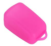 Taidda Copri Testina Portatile in Silicone per Denti Sani per Viaggi in Campeggio, Robusto e Durevole, Accessori per il Bagno (Rosa rossa)