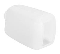 Taidda Copri Testina Portatile in Silicone per Denti Sani per Viaggi in Campeggio, Robusto e Durevole, Accessori per il Bagno (bianco traslucido)