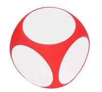 Taidda Cubi Riutilizzabili per Insegnare la Scrittura su Dadi Vuoti per Giochi Educativi e Pratica Matematica, Dalla Scuola Materna Agli Adulti 10 Cm EVA (rosso)