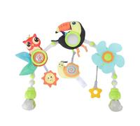 Taidda di attività per Bambini, Giocattolo Interattivo da Appendere con Motivi Ad Alto Contrasto e Suoni Increspati, per Neonati da 0 a 1 Anno, Accessorio per Seggiolino Auto per