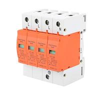 Taidda Dispositivo di Protezione Contro le Sovratensioni 4P 40kA 420vAC per la Sicurezza Domestica PC Materiale Ignifugo Protezione Contro i Fulmini a Bassa Tensione per Uso Domestico