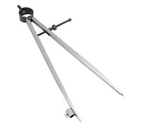 Taidda Divisore Ad Ala per Bussola da Disegno per Strumento Artigianale per Tracciare Linee Precise con Portapenne, Leggero e Compatto per la Lavorazione dei Metalli e L'artigianato in Pelle (250 mm)