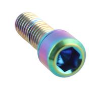 Taidda Durevoli Bulloni in Titanio Ti Vite a Testa Conica a Prova di Erosione per le Corse, Disponibile in Tre Colori e Due Dimensioni, Resistente Alle Alte e Basse Temperature (M6X16)