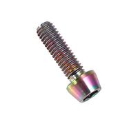Taidda Durevoli Bulloni in Titanio Ti Vite a Testa Conica a Prova di Erosione per le Corse, Disponibile in Tre Colori e Due Dimensioni, Resistente Alle Alte e Basse Temperature (M6X20)