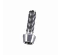 Taidda Durevoli Bulloni in Titanio Ti Vite a Testa Conica a Prova di Erosione per le Corse, Disponibile in Tre Colori e Due Dimensioni, Resistente Alle Alte e Basse Temperature (M6X20)