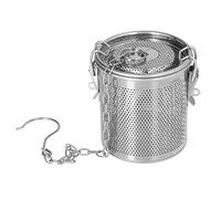 Taidda Filtro per Spezie Colino per Condimenti in Acciaio Inossidabile con Lunga Catena Sospesa per Tempo di Macerazione Controllato, Infusione di Erbe e Spezie nel tè (0.7L)