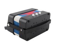 Taidda Fisarmonica Giocattolo Strumento Musicale per Bambini, 7 Tasti 2 Bassi per lo Sviluppo Sensoriale, Performance Sul Palco per Pratica in Sala Musica, Materiale Plastico Resistente (BLACK)