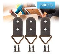 Taidda Gancio per Cornice Gancio per Appendere a Parete in Ferro Durevole per Opere D'arte Ganci da 50 Pezzi per Decorazioni per la Casa Materiale: Ferro Colore: Argento, Bronzo Ciano, Oro Scena