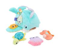 Taidda Giocattolo Pesciolino Interattivo Morbido Peluche Sensoriale per Neonati da 0 a 3 Anni Gioco Portatile Colorato