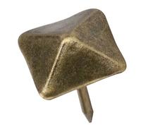 Taidda Hardware Decorativo per Mobili per Divani con Punta Affilata per Tappezzeria in Bronzo Ciano di Alta qualità, 50 Pezzi (Lunghezza laterale 14mm*lunghezza totale 20mm)