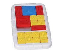 Taidda Il Tavolo da Gioco con Diapositive Portatile Migliora la Logica, Sfide Infinite per i Bambini, Giocattolo Puzzle con Diapositive Facile da Usare, Include un Libro Illustrato (WHITE)