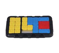 Taidda Il Tavolo da Gioco con Diapositive Portatile Migliora la Logica, Sfide Infinite per i Bambini, Giocattolo Puzzle con Diapositive Facile da Usare, Include un Libro Illustrato (BLACK)