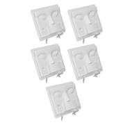 Taidda Kit per Extension Ciglia, Vassoio per Praticare il Design del Viso con Copertura Trasparente e Supporto, Ideale per l'insegnamento delle Extension Ciglia Fai Te e l'esposizione