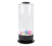 Taidda Lampada per, Lampada da Tavolo per Acquario per a LED Che Cambia Colore a 7 Colori con Telecomando, Motore Silenzioso Senza Spazzole per L'arredamento della Camera (BLACK)