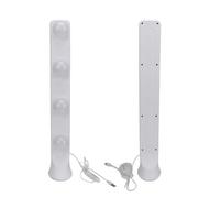Taidda Luci di Cortesia a LED 4 Lampadine a LED Luce per Trucco Portatile 3 Temperature di Colore Luce di Riempimento Brillante per Spogliatoio Bianca ABS (6500K) Tavolo da Trucco (WHITE)