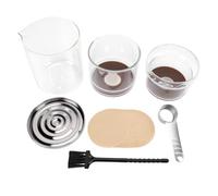 Taidda Macchina per caffè Cold Brew da 16,2 Cm, Design a Goccia di | Vetro Resistente Al Calore per Uso Alimentare, caffè e tè , Flusso di Gocciolamento Preciso, Parti Lavabili in