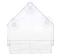 Taidda Mangiatoia per Uccelli Domestici PS Strumento Trasparente per L'alimentazione degli Uccelli per Uso Interno Ed Esterno, Comodo Birdwatching Domestico e Promozione delle Relazioni per gli