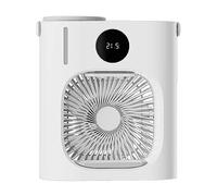 Taidda Mini Condizionatore D'aria Raffreddamento Umidificazione USB Portatile 900ML Raffreddatore D'aria a Basso Rumore a 3 velocità per Godersi la Fresca Brezza Estiva, Circolazione in Tutta la