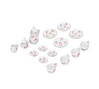 Taidda Mini Set di Tazze da tè per Casa delle Bambole Squisite Miniature in Ceramica per Decorazioni per Case delle Bambole per Regali di Festa a Casa (B 7,5x9,1 pollici)