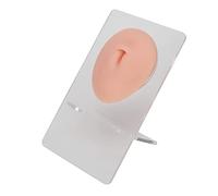 Taidda Modello di Pancia in Silicone, Riutilizzabile, Morbido, 3D, Display per la Pratica del Piercing Alla Pancia, per Studenti di Medicina, Materiale Siliconico (Pelle chiara)