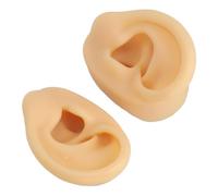 Taidda Modello di Pratica per Piercing All'Orecchio Sinistro Destro Flessibile Realistico in Silicone per Esposizione di Orecchini, Modello di Orecchio in Silicone per Formazione per Principianti