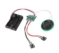 Taidda Modulo Audio Registrabile da 4 Minuti, Modulo per Biglietti d'auguri Vocali, di Registrazione Audio con Riproduzione in Loop e Altoparlante da 40 Mm, Ideale per Artigianato Fai-da-te e