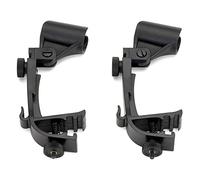 Taidda Morsetto per Microfono per Batteria, Robusto Clamp/Holder per Microfono Sul Bordo della Batteria, per una Migliore Raccolta del Suono, Confezione da 2, per Batteristi e Appassionati di Musica