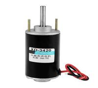 Taidda Motore DC a Magneti Permanenti Ad Alta velocità per Piccoli Banchi da Taglio, Rettificatrice CW/CCW 12/24V 30W Motore a Spazzole US (24V6000 giri/min)