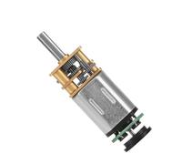 Taidda Motoriduttore con Encoder a Basso Rumore per Macchinine Giocattolo Fai da Te, Motore con Encoder Hall Magnetico 6 V 50 Giri/min per Piccoli Robot, Metallo, 1,7 Pollici (6 V 30 Giri/min)