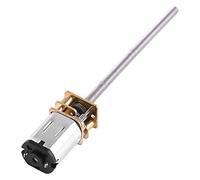 Taidda Motoriduttore DC Albero di Uscita Lungo Motore con Riduzione della Coppia Elevata per Robot Giocattolo Fai da Te 6V 500 Giri/min (6 V 400 giri/min)