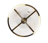 Taidda Movimento Dell'orologio Bilanciere Accessorio per la Riparazione della Molla a Spirale in Lega Squisita, Oscillazione Completa, Dorato per Riparatori di Orologi e Orologiai