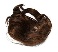Taidda Parrucca da Bambola Snodabile 1/6 con Volume di Capelli Lucidi per lo Styling dei Capelli della Bambola, Adatta per Bambole da 15,5 a 17 Cm, in Seta Ad Alta Temperatura (Marrone chiaro)