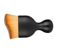 Taidda Pennello per Fondotinta Pennello per Base Dal Design Ergonomico Curvo per Applicazione di Trucco per Fondotinta Liquido 1 unità (BROWN)