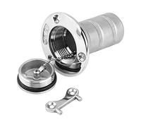 Taidda Riempimento del Ponte del Serbatoio del Carburante in Acciaio Inossidabile Estremamente Lucido Installazione Semplice per Tubo del Carburante da 1,5" per Barche Marine Folla Adatta: