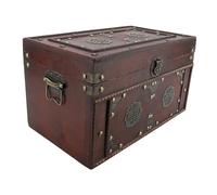 Taidda Scatola Portaoggetti Vintage in Legno Elegante Contenitore retrò per la Decorazione Domestica di Libri di Gioielli, Diversi Elementi, per Stoccaggio Versatile