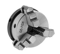 Taidda Scorri Chuck, Mini mandrino di scorrimento resistente all'usura durevole K01-50 50mm di scorrimento manuale Chuck Mini mandrino per la lavorazione del legno con 3 ganas