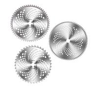 Taidda Set di Lame per Circolare per Tosaerba da 40 60 80 Denti in Acciaio Legato per Taglio Rapido Decespugliatore Decespugliatore di Ricambio, Adatto per Piastre di Legno e Rami Spessi