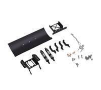 Taidda Spazzaneve per Auto RC, Lega Leggera Ad Alta Resistenza, vestibilità Precisa, per Spingere e Rimuovere gli Ostacoli (BLACK)