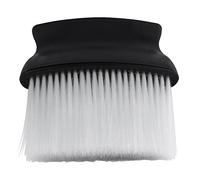 Taidda Spazzola per la Pulizia dei Capelli Spolverino Professionale a Collo Largo per Taglio Capelli Parrucchiere Parrucchiere, Sensazione Morbida Al Tatto per Barbieri, Bianco e Nero, 12,8 * 10 Cm