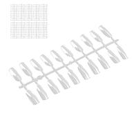 Taidda Suggerimenti per Unghie Finte Suggerimenti per la Visualizzazione in Stile Colore Chiaro per Saloni di Bellezza Forniture per Nail Art 200 Pezzi per Principianti