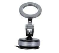 Taidda Supporto Telefono Auto Magnetico con Ventosa, Supporto Magnetico per | Doppio anello magnetico, regolabile a 360°, funziona con , cuscinetto adesivo extra