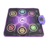 Taidda Tappetino da Ballo per Bambini con Luci Abbaglianti Tappetino da Ballo Antiscivolo con Volume Regolabile Senza Fili Bluetooth per Divertimento all'Aria Aperta a Casa 35,2 X 32,3 Pollici