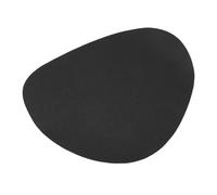 Taidda Tappetino per Mouse in Pelle PU Base in Gomma Antiscivolo Resistente All'acqua Resistente Ai Graffi Design Compatto per PC Portatile Gaming Office Travel 8,74x7,13 Pollici (BLACK)