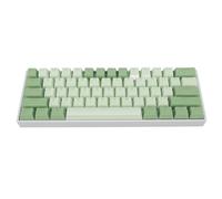 Taidda Tastiera Ergonomica RGB Hot Swappable USB Cablata con Interruttore Rosso, Leggera e Portatile per HarmonyOS, Comoda per un Uso Prolungato Tastiera Meccanica a 61 Tasti con Tema Matcha