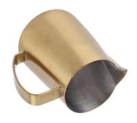 Taidda Tazza per caffè Latte con Motivo Cigno in Acciaio Inossidabile 304, Brocca per Schiuma Dorata Opaca per Appassionati di caffè, Design Professionale per Barista Domestico Diametro Bocca Tazza