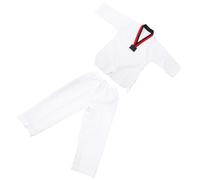 Taidda Uniforme da Taekwondo in Cotone Poliestere Resistente per gli Atleti Che Si Allenano, Praticano la Cintura dei Pantaloni Superiori (XL)